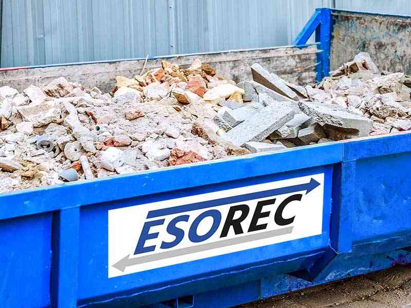 Container mit und ohne Deckel für Bauschutt und Abfälle